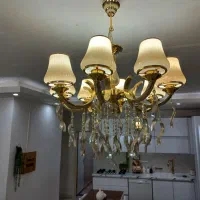 لوستر پذیرایی و آشپزخانه تمیز و سالم