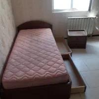 تخت یک نفره و پاتختی و کتابخانه|تخت و سرویس خواب|تهران, تهران‌نو|دیوار