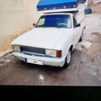 پیکان وانت بدون رنک  دو لکه رنگ جلو و عقب پلم