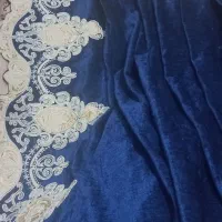 یک عدد دکور مخمل ابی نفتی