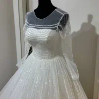 لباس عروس آستین دار