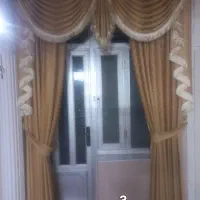 فروش پرده سلطنتی پارچه ترک بامیله آماده|پرده، رانر، رومیزی|گنبد کاووس, |دیوار