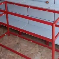 ویترین دو متری ورق سنگین  با شیشه ده میل سفارشی
