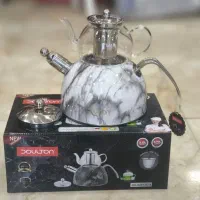 کتری قوری دالتون  ۳ لیتری چهاررنگ استیل زده زنگ