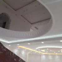 گچ کاری گچکاری  ابزار زنی لکه گیری خرده کاری