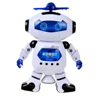 ربات مدل آدم آهنی چرخشی لیزری رقاص روبوکوپتر