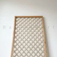 تابلو هنری دست‌ساز بافینه با طراحی اختصاصی