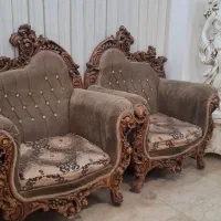 مبل ۹نفره منبت چوب راش|مبلمان خانگی و میز عسلی|قم, سالاریه|دیوار