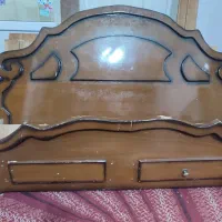 تخت خواب دونفره با پوفه وزیرتختی|تخت و سرویس خواب|شیراز, فضلآباد|دیوار