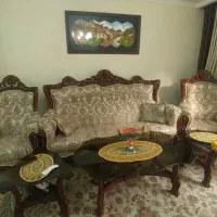 مبل استیل 9 نفره تمام چوب راش