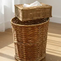 سبدهای حصیری دست بافت