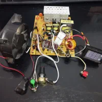 برد منبع تغذیه 0تا40ولت و 0تا20آمپر