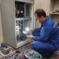 تعمیریخچال درمنزل .تعویض موتور  باگارانتی یک‌ساله