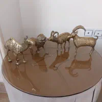 چهار عدد مجسمه قدیمی برنزی