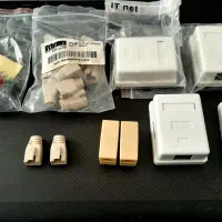 کیستون باکس، کوپلر و کاور سوکت شبکه،