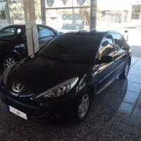 ۲۰۷ مشکی دوتیکه رنگ|خودرو سواری و وانت|اسدآباد, |دیوار