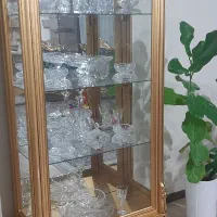 ویترین کاملا سالم چوب راش|بوفه، ویترین، کنسول|اصفهان, صدف|دیوار