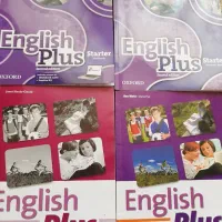 کتاب English plus ( کاملا نو بدون نوشته )