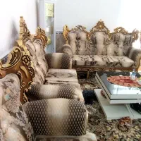 مبل سلطنتی7نفره درحد نو|مبلمان خانگی و میز عسلی|مشگین شهر, |دیوار