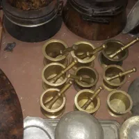 فروش دیگ وقابله مس وبرنج عتیقه قدیمی|کلکسیون اشیاء عتیقه|نیشابور, ناسیونال|دیوار