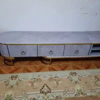 میزتلویزیون طوسی نقره ای|میز تلویزیون|رشت, بیجارپس|دیوار