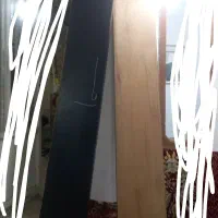 دو عدد بقل تخت ام دی اف چوبی