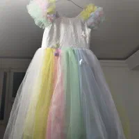 لباس عروس دخترانه شیک و نو و چادر جشن تکلیف