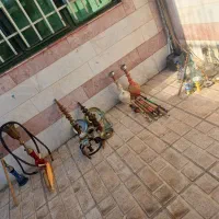 قلیان برنجی چوبی برازجان