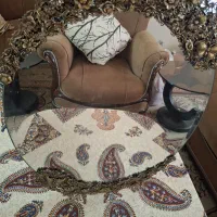 آینه برنز سنگین|صنایع دستی و سایر لوازم تزئینی|کرمانشاه, |دیوار