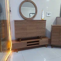 آینه کنسول* آمریکایی *ست کامل|بوفه، ویترین، کنسول|مشکیندشت, |دیوار