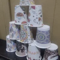 لیوان کاغذی طرح ترحیمی و اختصاصی وعمومی|ظروف نگهدارنده، پلاستیکی، یکبارمصرف|تبریز, |دیوار