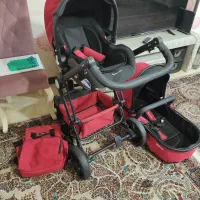 ست کالسکه کریر و ساک همراه هیرو پلاس دلیجان|کالسکه و لوازم جانبی|کرج, چمن|دیوار