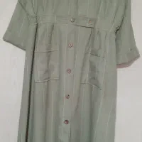 مانتو نو کفتان جلو دکمه بلند مدل ترند امسال