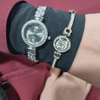 ساعت دستبند ست زنانه فول نگین|ساعت|مشهد, اروند|دیوار