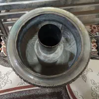 سماور زغالی برنجی قدیمی عتیقه بکر استثنایی درحدنو|کلکسیون اشیاء عتیقه|اصفهان, شیخ اشراق|دیوار