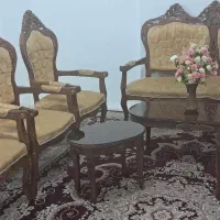 مبل سلطنتی ۹ نفره قیمت مناسب|مبلمان خانگی و میز عسلی|بهار, |دیوار