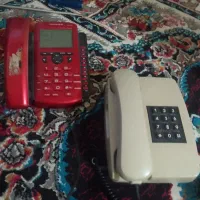 دوعدد گوشی تلفن سالم