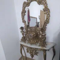 خرید وفروش آینه شمعدان و لوستر برنزی و آبکاری