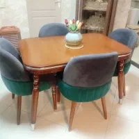 مبل۷نفره.میز ناهار خوری.فرش ۶متری بوفه