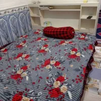 تخت خواب دو نفره همراه با تشک