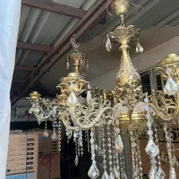 لوستر برنجی دو عدد