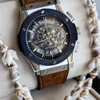 ساعت هابلوت تک و سه موتوره Hublot ساده و اسکلتون