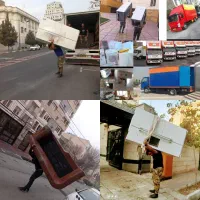 اتوبار حمل اثاثیه منزل کارگر خالی اسباب کشی کل نقط