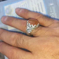 انگشتر نقره عقیق اصل یمن|جواهرات|اردبیل, |دیوار