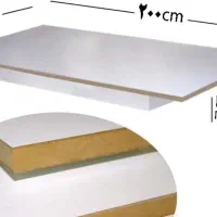 کفی تخت ام دی اف سفید