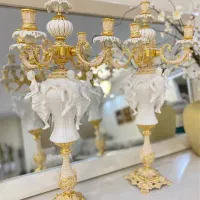 اباژور و شمعدونی سرامیکی سنگی