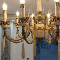 لوستر کلبه نور صدرا|لوستر و چراغ آویز|شیراز, شهرک گلستان|دیوار