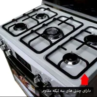 اجاق گاز طرح فر چدنی (ضخیم)