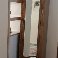 کمد، درآور آینه دار کاملا چوبی|جاکفشی، کمد، دراور|سهند, |دیوار