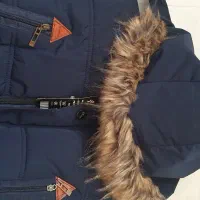 کاپشن پسرانه نو.کلاه دار.داخل پشمی و ضد آب